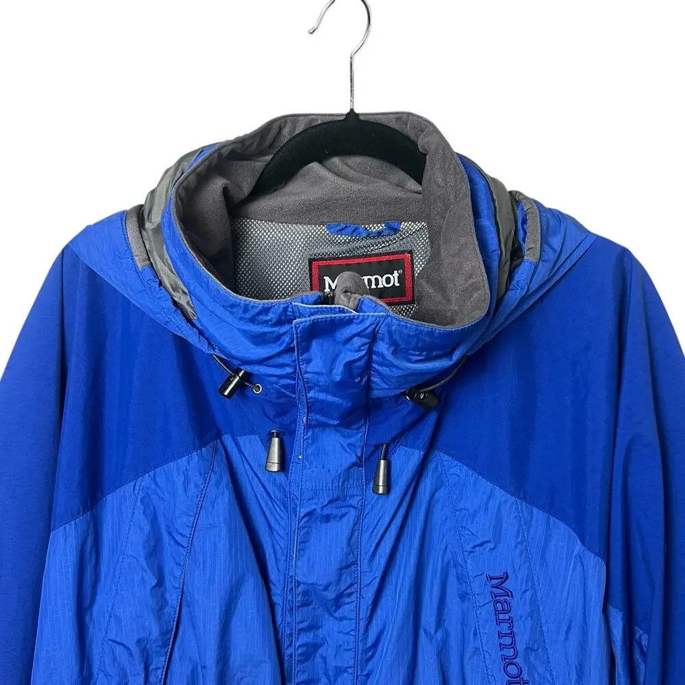 Marmot Armstrong Stretch Jacket Waterproof Hooded Coat Blue Men's XL